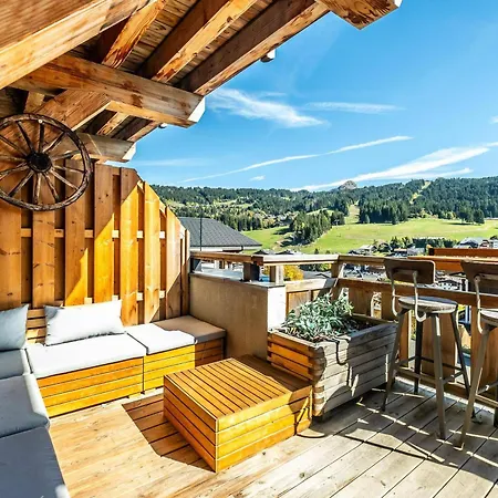 Appartement De Luxe 5* Aux Gets Avec Sauna Et Parking - Fr-1-598-48